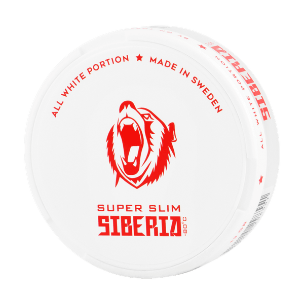 SIBERIA All White Super Slim nicotinezakjes