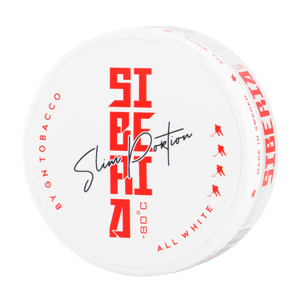 SIBERIA All White Slim Portion nicotinezakjes
