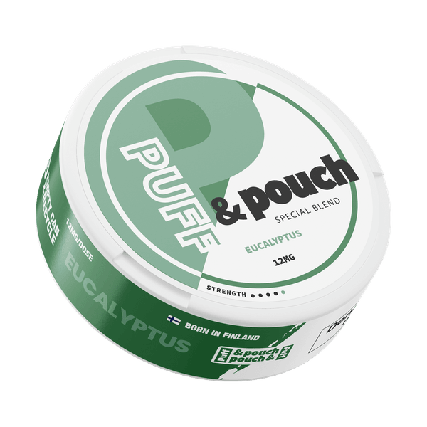 Puff and Pouch Eucalyptus 12mg nicotinezakjes
