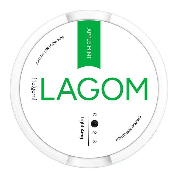 LAGOM Apple Mint Light 4mg nicotinezakjes