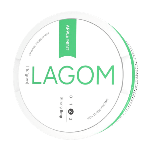 LAGOM Apple Mint Strong 8mg nicotinezakjes