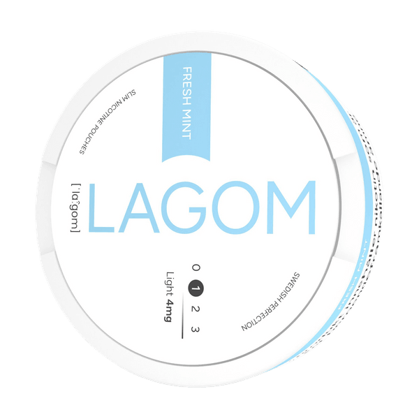 LAGOM Fresh Mint Light 4mg nicotinezakjes